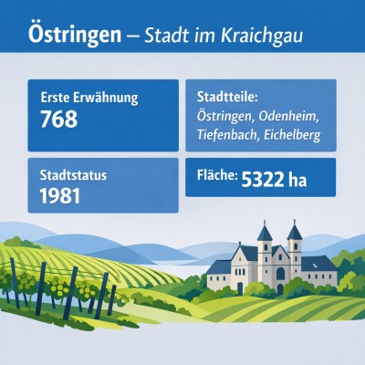 Östringen: Stadtentwicklung zwischen Römerzeit und Gemeindereform